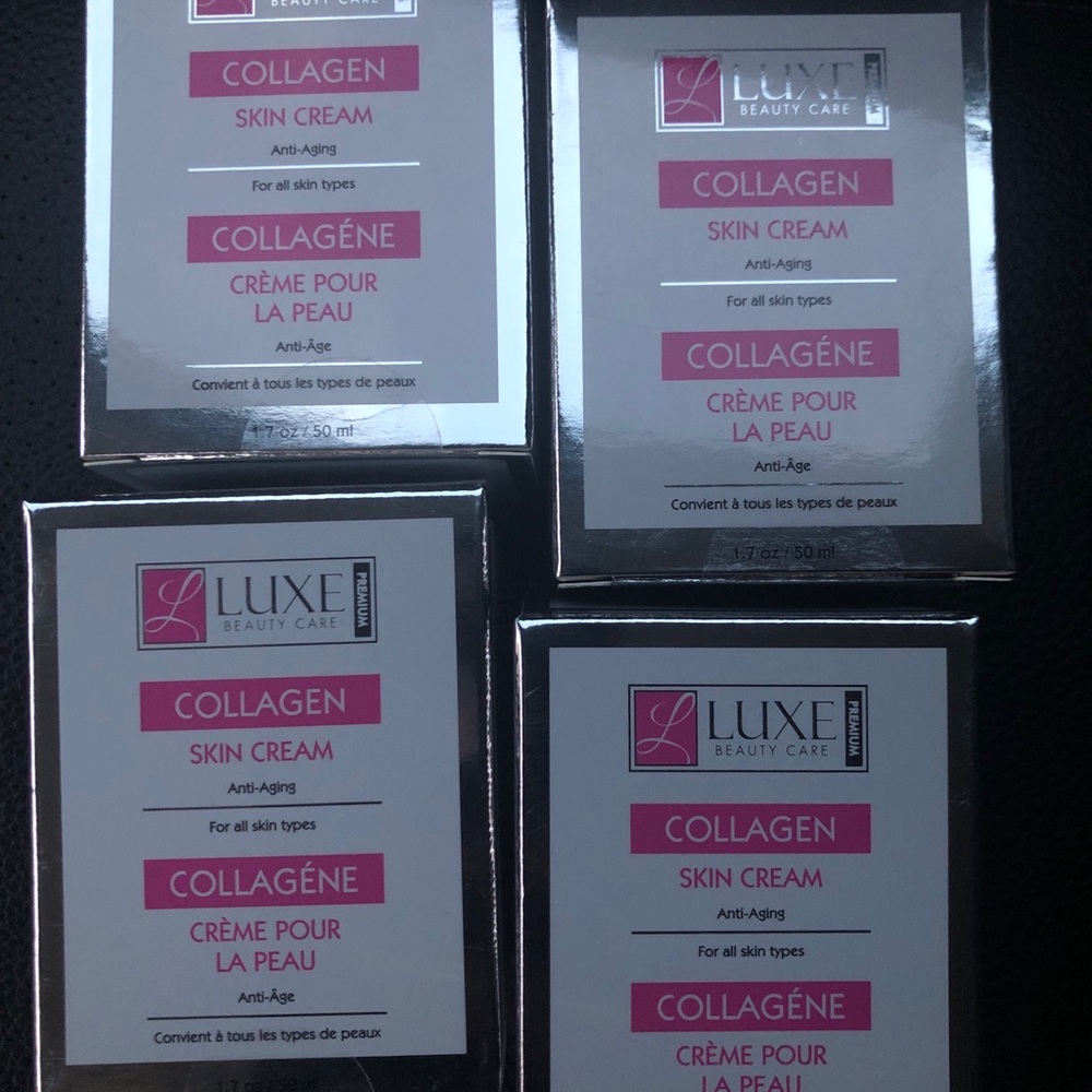 - Pck of 4 collagen anti aging skin cream
